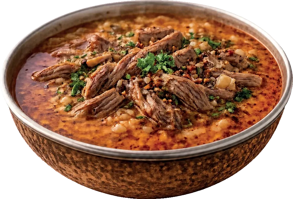 Bakır kasede beyran çorbası